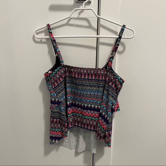 Swimco 2 Tier Tankini Top Size US S - Picture 2 of 5